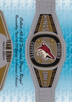 2013 Upper Deck O-Pee-Chee OPC Rings #R-22 Phoenix Coyotes