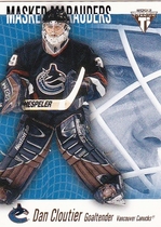 2002 Pacific Titanium Masked Marauders #8 Dan Cloutier