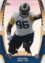 2014 Topps Chrome Rookie Die-Cuts #CRDC-MS Michael Sam