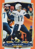2014 Topps Chrome Orange Refractor #91 Philip Rivers