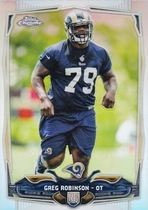 2014 Topps Chrome Refractor #135 Greg Robinson