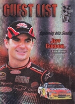 2009 Press Pass VIP Guest List #GL7 Jeff Gordon