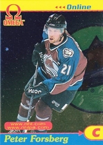 1998 Pacific Omega Online #8 Peter Forsberg