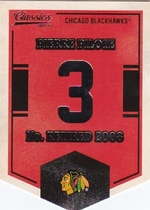 2012 Panini Classics Signatures Banner Numbers #EN74 Pierre Pilote