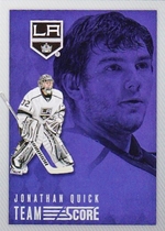 2013 Score Team Score #10 Jonathan Quick