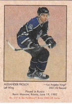2002 Parkhurst Retro Minis #217 Alexander Frolov