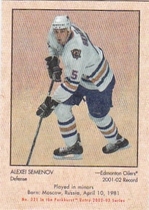 2002 Parkhurst Retro Minis #221 Alexei Semenov