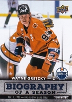 2015 Upper Deck Biography of a Season Wayne Gretzky #BIOWG-6 Wayne Gretzky
