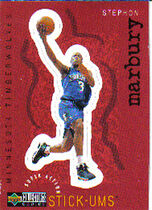 1997 Upper Deck Collectors Choice Stick'Ums #S16 Stephon Marbury