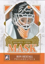 2013 ITG Decades 1990s Masks #DM-19 Ron Hextall