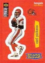 1997 Upper Deck Collectors Choice Stick-Ums #S25 Carl Pickens