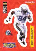 1997 Upper Deck Collectors Choice Stick-Ums #S27 Joey Galloway