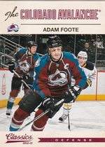 2012 Panini Classics Signatures #49 Adam Foote