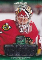 2014 Upper Deck MVP 2013-14 NHL Rookie of the Month #ROM Antti Raanta