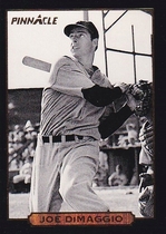 1993 Pinnacle DiMaggio #27 Chasing Ruth