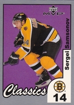 2002 Upper Deck MVP Classics #13 Sergei Samsonov