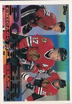 1995 Topps Power Lines #4PL Patrick Poulin|Jeremy Roenick|Tony Amonte