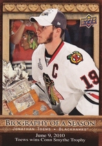 2010 Upper Deck Biography of A Season #BOS8 Jonathan Toews