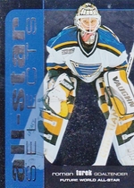 1999 BAP Memorabilia Selects Silver #SL-18 Roman Turek