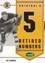 2003 Parkhurst Original Six Boston Inserts #B-3 Dit Clapper