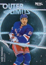 2025 SkyBox Metal Universe Outer Limits #OL-16 Gabe Perreault