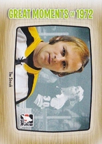 2009 ITG 1972 Great Moments #GM-01 Gerry Cheevers|The Streak