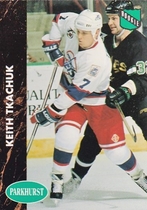 1991 Parkhurst Base Set #424 Keith Tkachuk