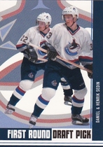 2002 BAP First Edition #430R Henrik Sedin|Daniel Sedin