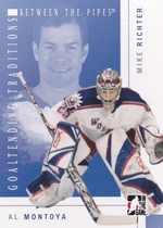 2007 ITG Between The Pipes Goaltending Traditions #GT06 Alvaro Al Montoya|Mike Richter