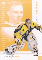 2007 ITG Between The Pipes Goaltending Traditions #GT09 Gerry Cheevers|Tuukka Rask