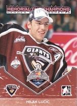 2007 ITG Heroes and Prospects Memorial Cup Champions #MC-04 Milan Lucic
