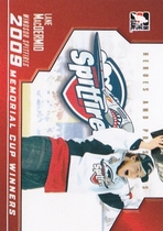 2009 ITG Heroes and Prospects Memorial Cup Winners #MC-11 Lane Macdermid