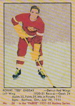 1992 Parkhurst Reprints #PR-31 Ted Lindsay