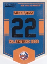 2012 Panini Classics Signatures Banner Numbers #EN47 Mike Bossy
