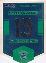 2012 Panini Classics Signatures Banner Numbers #EN67 Markus Naslund