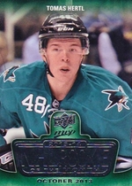 2014 Upper Deck MVP 2013-14 NHL Rookie of the Month #ROM Tomas Hertl