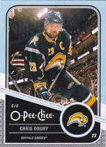 2011 Upper Deck O-Pee-Chee OPC Playoff Beard #44 Chris Drury