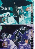 1995 Parkhurst All Stars II #1 Mario Lemieux|Wayne Gretzky