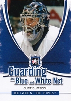 2010 ITG Between The Pipes Guarding the Blue and White Net #BW08 Curtis Joseph