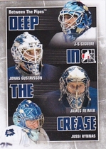 2010 ITG Between The Pipes Deep In The Crease #DC-28 James Reimer|Jean-Sebastien J-S Giguere|Jonas Gustavsson|Jussi Rynnas