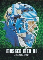 2010 ITG Between The Pipes Masked Men III Emerald #MM-23 Jean Sebastien Giguere
