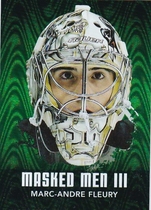 2010 ITG Between The Pipes Masked Men III Emerald #MM-31 Marc-Andre Fleury
