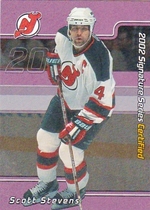 2001 BAP Signature Series Certified 100 #C-43 Scott Stevens