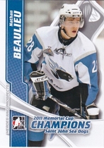2011 ITG Heroes and Prospects Memorial Cup Champions #MC10 Nathan Beaulieu