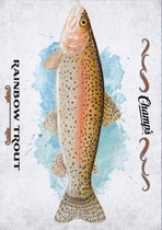2015 Upper Deck Champs Fish #F-20 Rainbow Trout