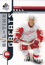 2001 SP Authentic #100 Brett Hull