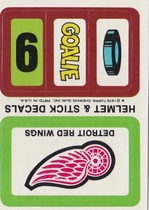 1978 Topps Team Inserts #6 Detroit Wings