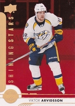 2017 Upper Deck Shining Stars Left Wingers Red #SSL-10 Viktor Arvidsson
