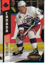 1993 Parkhurst Canada/USA Gold #8 Teemu Selanne