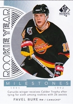 2017 SP Authentic Rookie Year Milestones #RYM-PB Pavel Bure